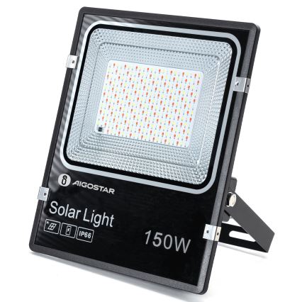 Aigostar - LED RGB Proyector solar regulable LED/150W/3,2V IP66 + control remoto