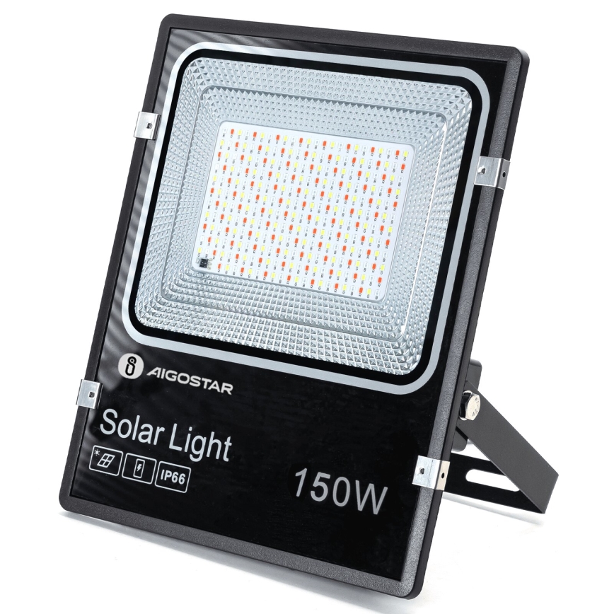 Aigostar - LED RGB Proyector solar regulable LED/150W/3,2V IP66 + control remoto