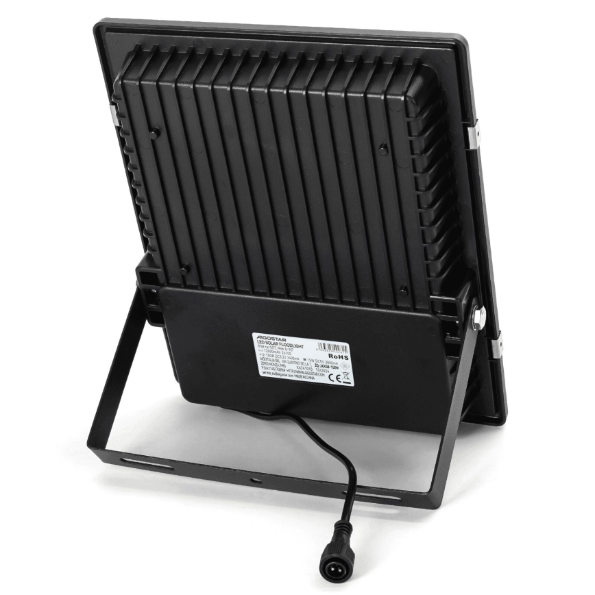 Aigostar - LED RGB Proyector solar regulable LED/150W/3,2V IP66 + control remoto