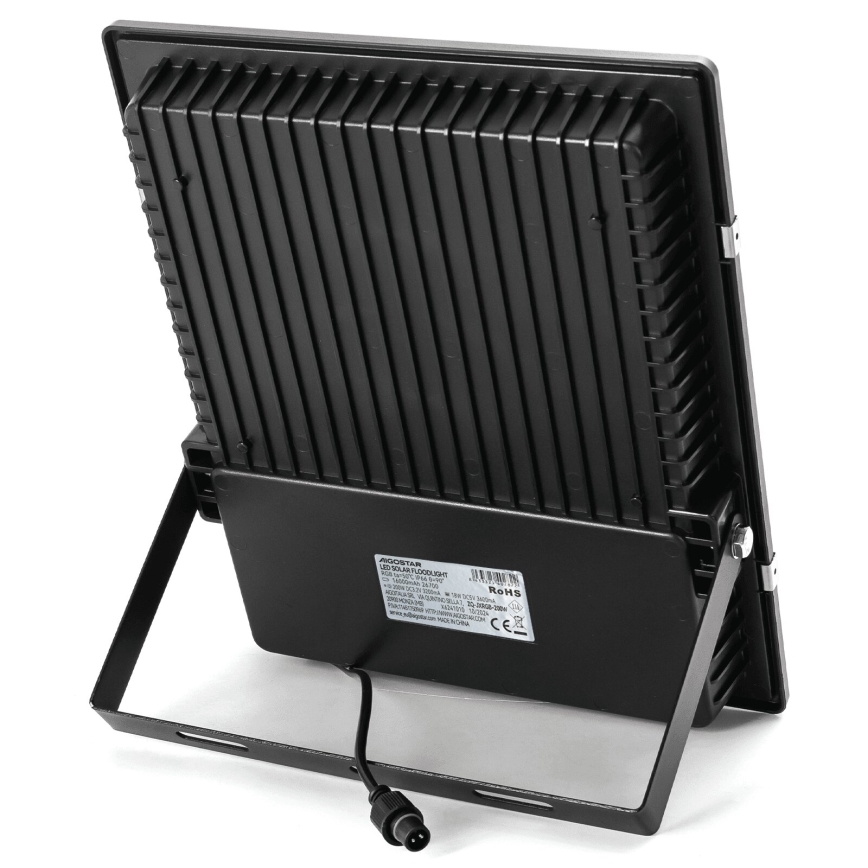 Aigostar - LED RGB Proyector solar regulable LED/200W/3,2V IP66 + control remoto