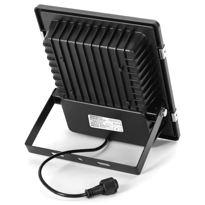 Aigostar - LED RGB Proyector solar regulable LED/50W/3,2V IP66 + control remoto