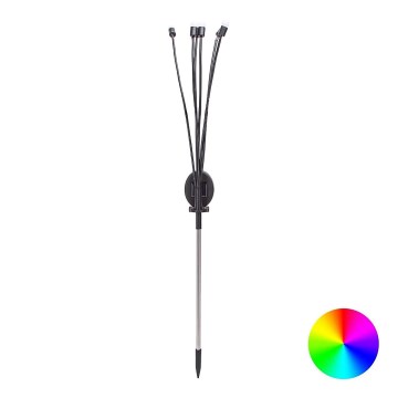 Aigostar - LED RGB Solar decorativo lámpara LED/0,04W/1,2V 68,5cm IP44