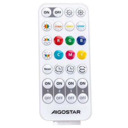 Aigostar - LED RGBW Lámpara colgante regulable MESH LED/8W/230V 2700-6500K blanco + control remoto