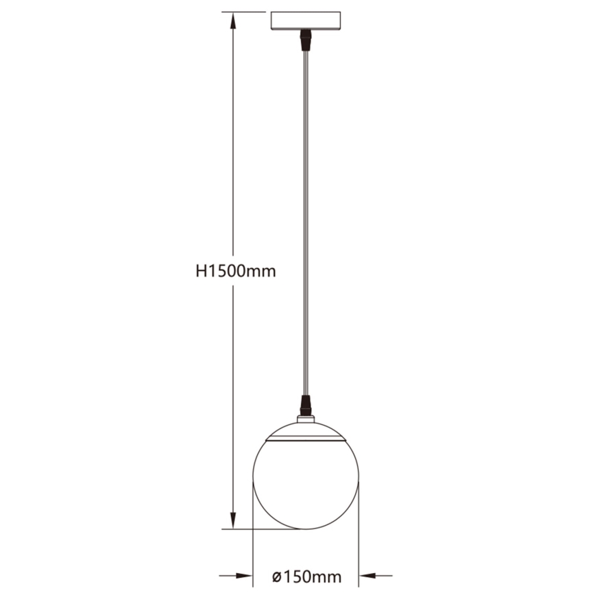 Aigostar - LED RGBW Lámpara colgante regulable MESH LED/8W/230V 2700-6500K blanco + control remoto