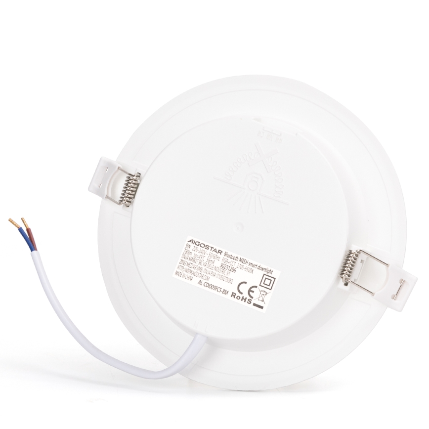 Aigostar - LED RGBW Lámpara empotrable regulable para el baño MESH Inteligente LED/18W/230V 2700-6500K IP44