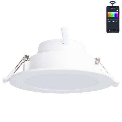 Aigostar - LED RGBW Lámpara empotrable regulable para el baño MESH Inteligente LED/6W/230V 2700-6500K IP44