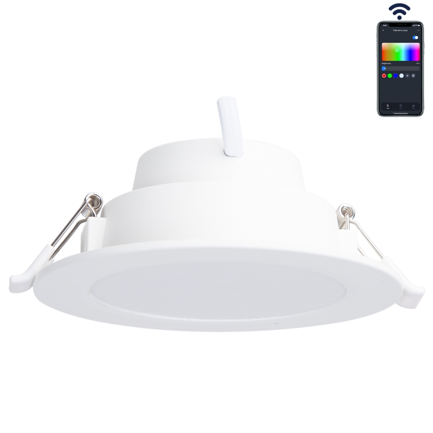 Aigostar - LED RGBW Lámpara empotrable regulable para el baño MESH Inteligente LED/6W/230V 2700-6500K IP44