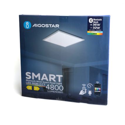 Aigostar - LED RGBW Panel empotrado regulable MESH LED/36W/230V 60x60 cm