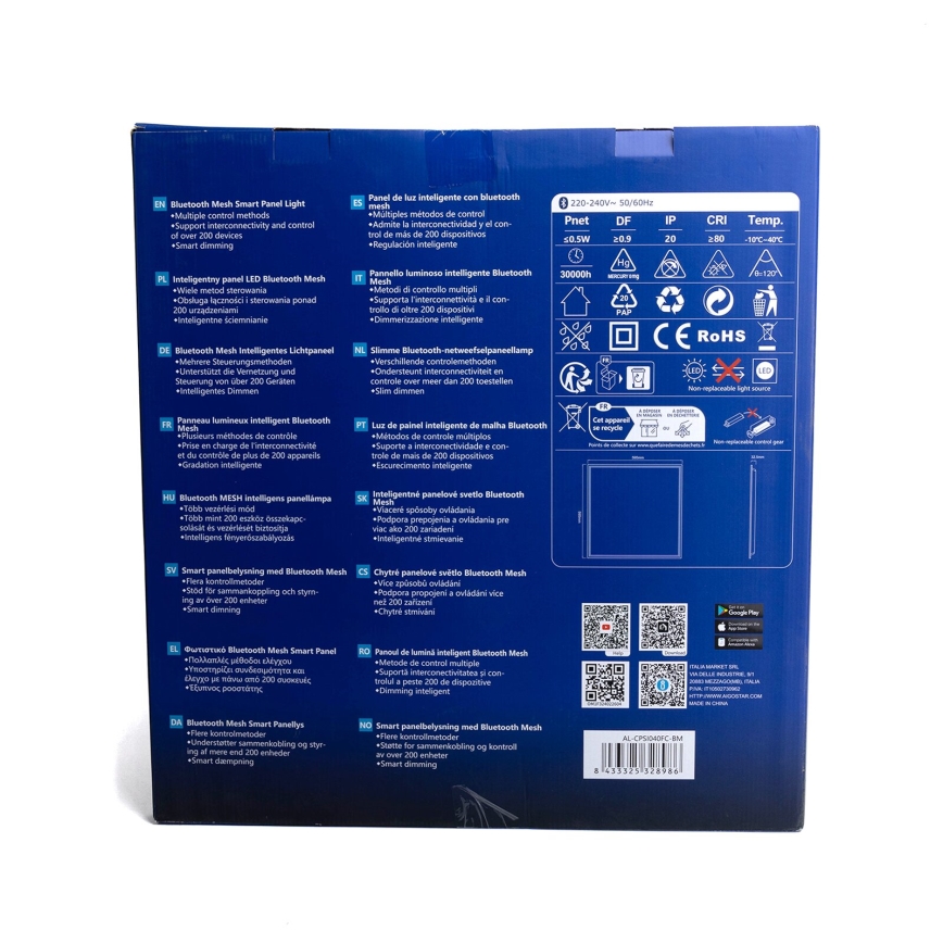 Aigostar - LED RGBW Panel empotrado regulable MESH LED/36W/230V 60x60 cm