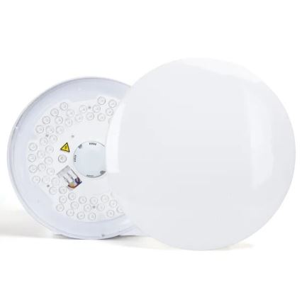 Aigostar - LED RGBW Plafón regulable para el baño MESH Inteligente LED/18W/230V 3000-6500K IP44 + control remoto