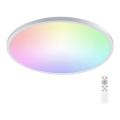 Aigostar - LED RGBW Plafón regulable para el baño LED/24W/230V 3000-6500K diá. 42 cm IP44 + control remoto
