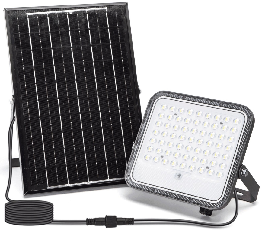 Aigostar - LED RGBW Proyector solar regulable LED/100W/3,4V IP66 + control remoto