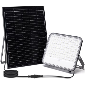 Aigostar - LED RGBW Proyector solar regulable LED/200W/3,4V IP66 + control remoto