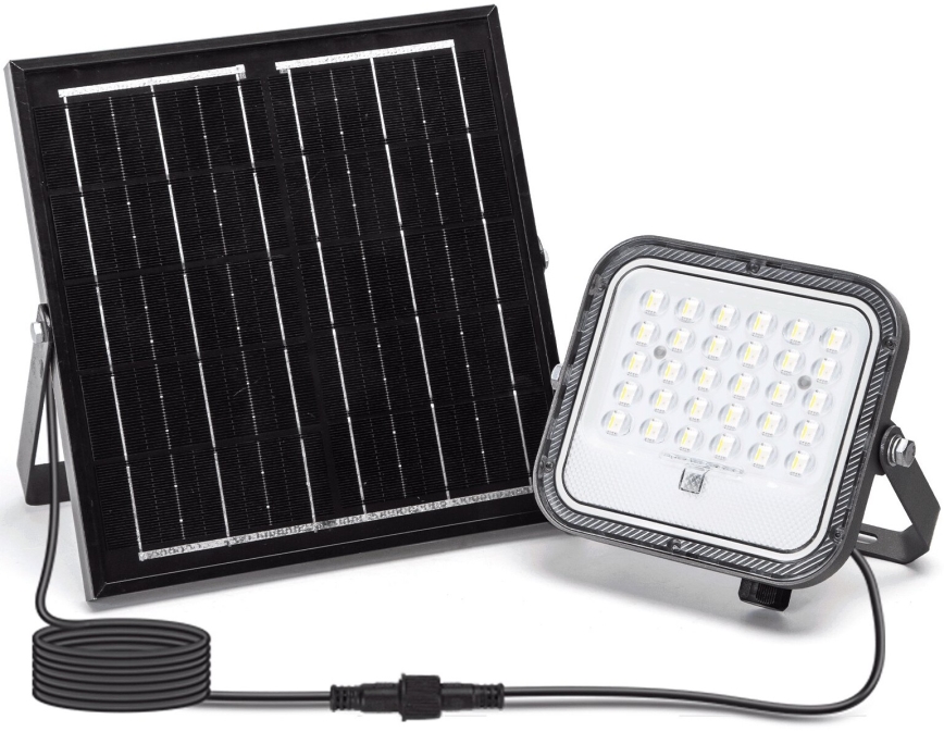 Aigostar - LED RGBW Proyector solar regulable LED/50W/3,4V IP66 + control remoto