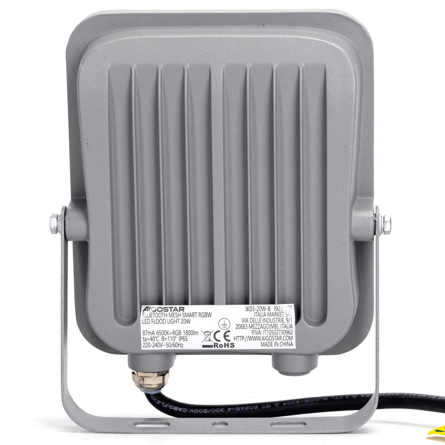 Aigostar - LED RGBW Proyector regulable MESH Inteligente LED/20W/230V 6500K IP65 + control remoto