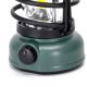 Aigostar - Linterna de camping LED regulable LED/3xAA verde 18 cm