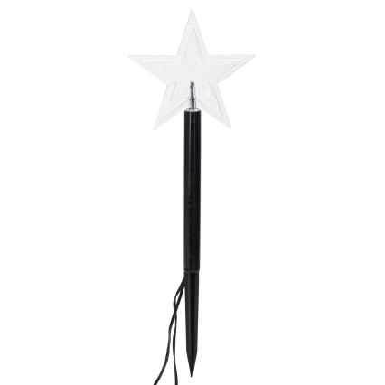 Aigostar - Luz de navidad LED solar LED/0,054W/1,2V 1m IP65 blanco frío