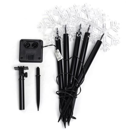 Aigostar - Luz de navidad LED solar LED/0,054W/1,2V 1m IP65 blanco frío