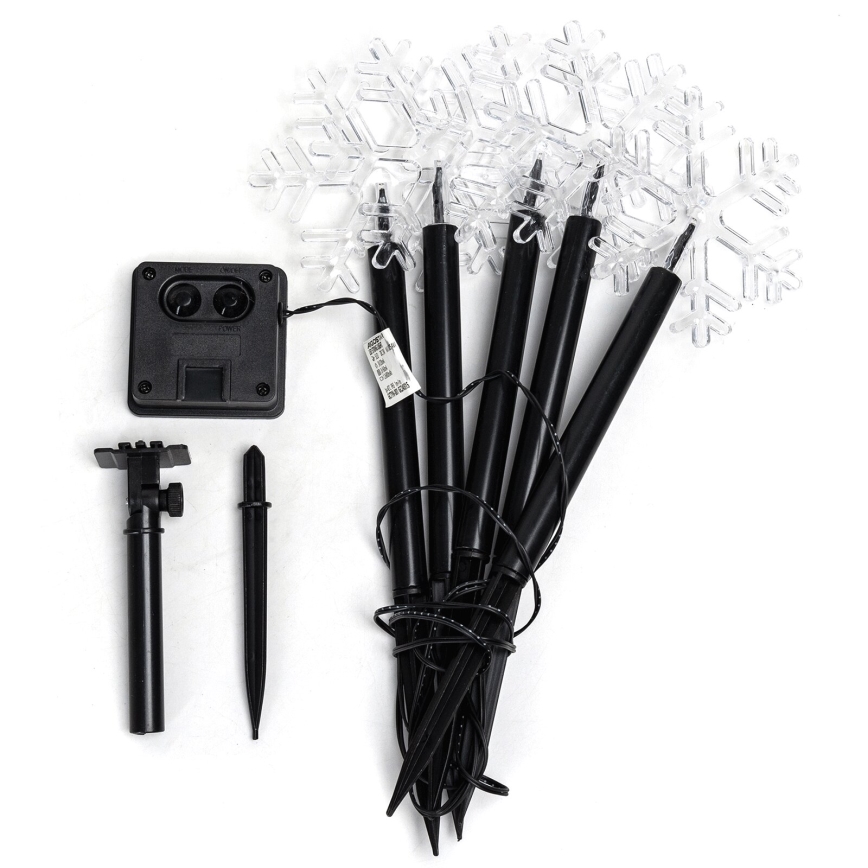 Aigostar - Luz de navidad LED solar LED/0,054W/1,2V 1m IP65 blanco frío