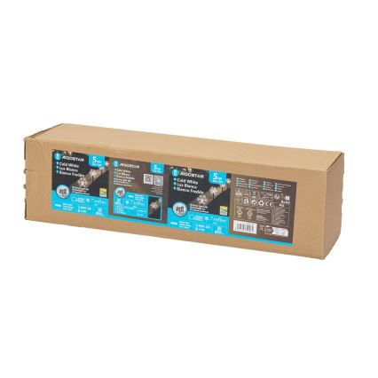Aigostar - Luz de navidad LED solar LED/0,054W/1,2V 1m IP65 blanco frío