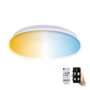 Aigostar - Luz de techo LED regulable para baño MESH Inteligente LED/12W/230V 3000-6500K IP44 + control remoto
