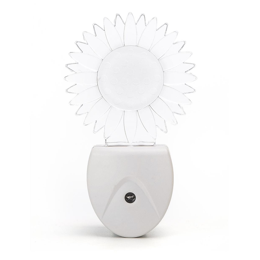 Aigostar - Luz nocturna LED RGB con sensor LED/0,5W/230V sol