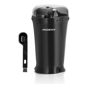 Aigostar - Molinillo eléctrico de café en grano 60g 200W/230V negro