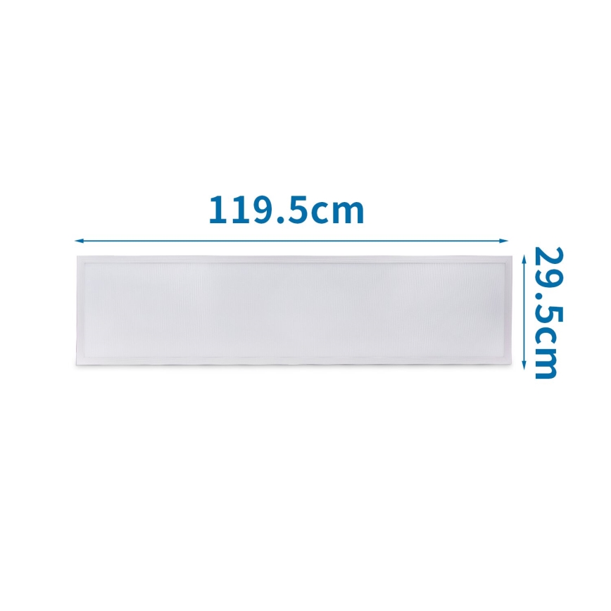 Aigostar - Panel LED empotrado LED/50W/230V 4000K 120x30cm blanco