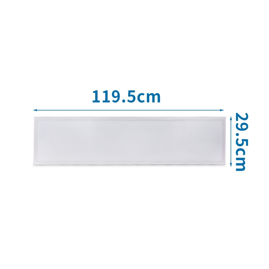 Aigostar - Panel LED empotrado LED/60W/230V 6500K 120x30cm blanco