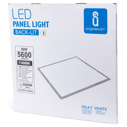 Aigostar - Panel LED LED/50W/230V 60x60 cm 4000K