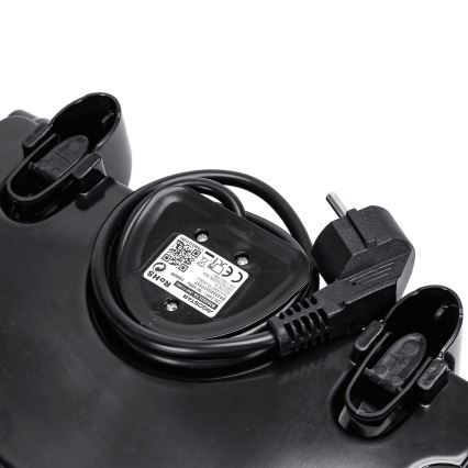 Aigostar - Parrilla de contacto 1000W/230V negro/cromo mate