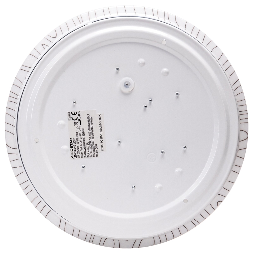 Aigostar - Plafón LED LED/12W/230V 6500K