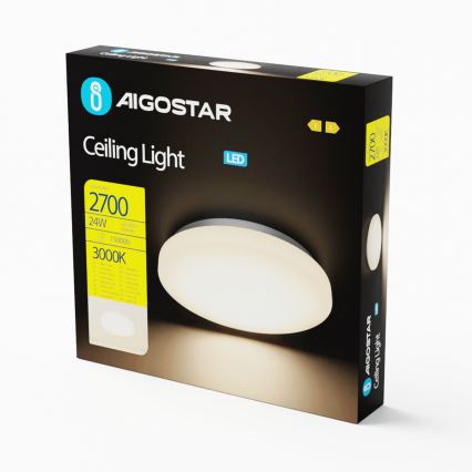 Aigostar - Plafón LED LED/24W/230V 3000K