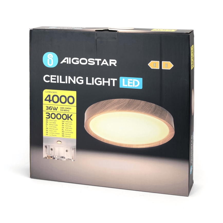 Aigostar - Plafón LED LED/36W/230V 3000K diá. 48,1 cm