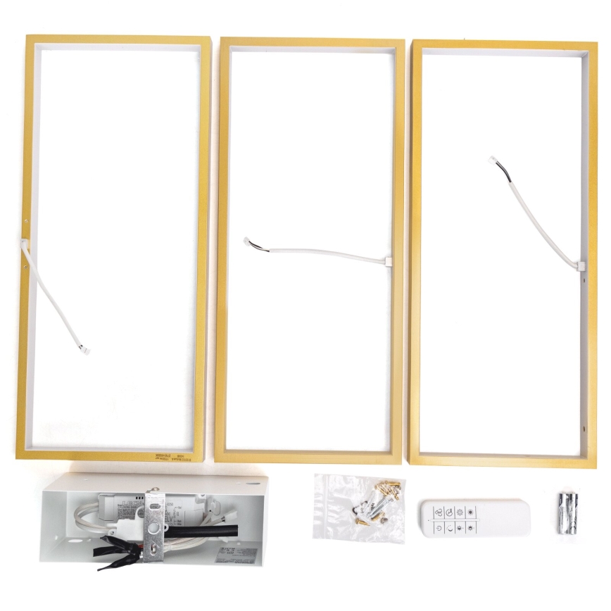 Aigostar - Plafón LED regulable LED/38W/230V 2700-6500K + control remoto