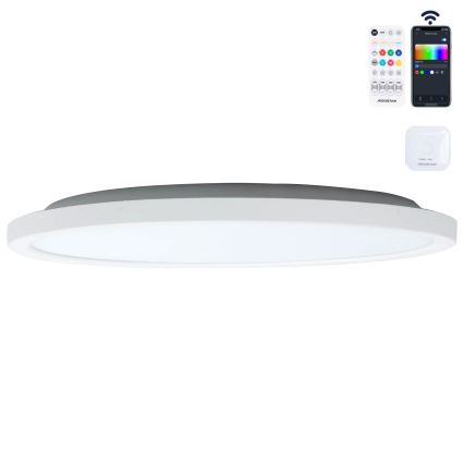 Aigostar - Plafón LED RGBW regulable MESH LED/24W/230V 3000-6500K blanco + control remoto