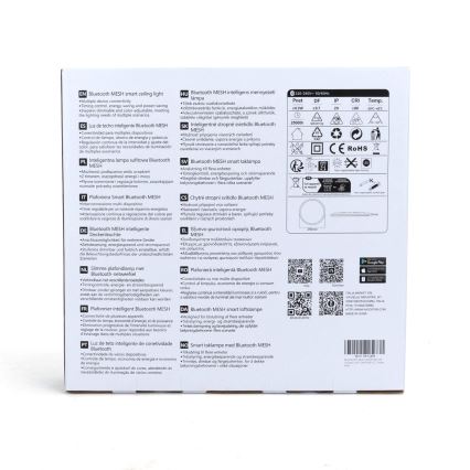 Aigostar - Plafón LED RGBW regulable MESH LED/24W/230V 3000-6500K blanco + control remoto