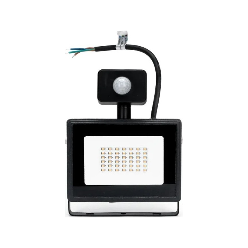 Aigostar - Proyector LED con sensor LED/50W/230V 4000K IP65 negro