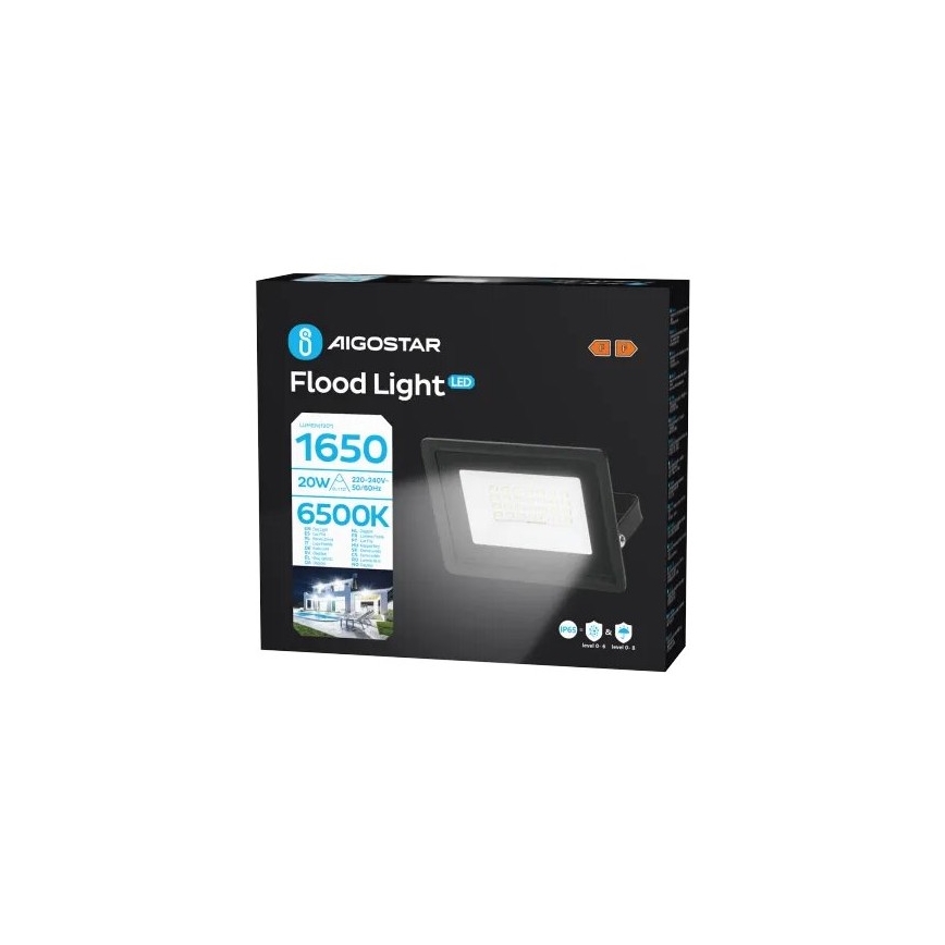Aigostar - Proyector LED LED/20W/230V 6500K IP65