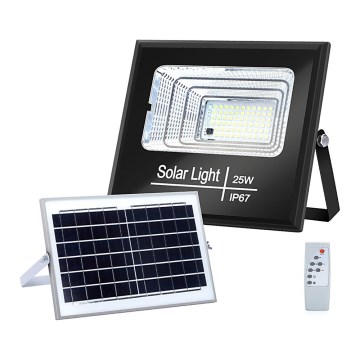 Aigostar - Proyector solar LED regulable LED/25W/3,2V IP67 + control remoto