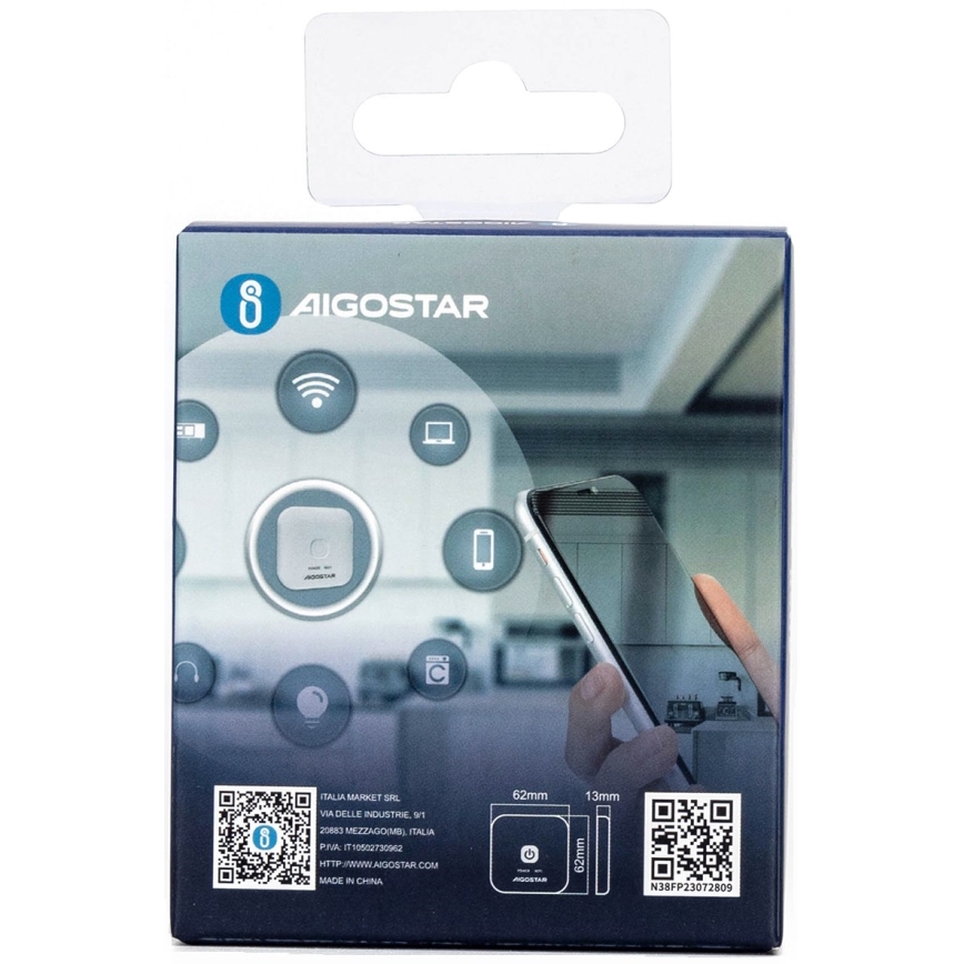 Aigostar - Puerta de enlace inteligente 5V Wi-Fi
