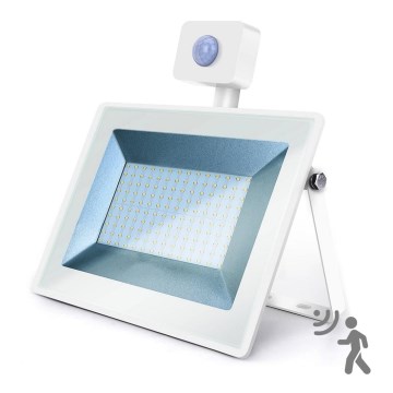 Aigostar - Reflector LED con sensor LED/100W/230V 4000K IP65 blanco