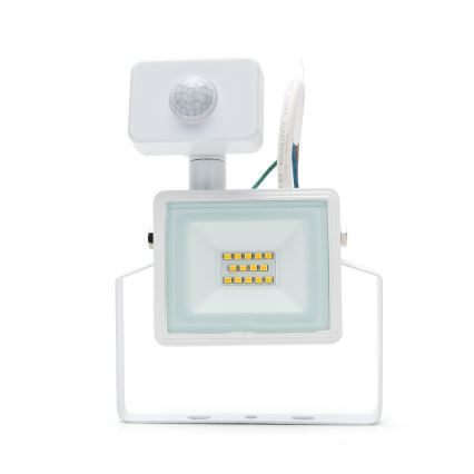 Aigostar - Reflector LED con sensor LED/10W/230V 4000K IP65 blanco