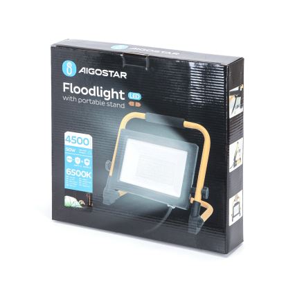 Aigostar - Reflector LED con soporte LED/50W/230V 6500K IP65