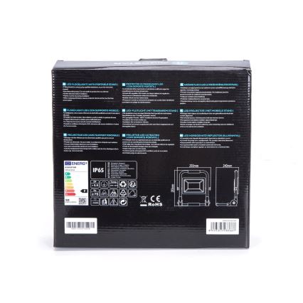 Aigostar - Reflector LED con soporte LED/50W/230V 6500K IP65