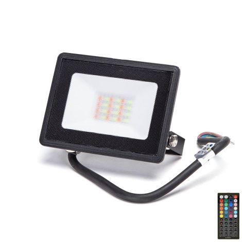 Aigostar - Reflector LED RGB LED/20W/230V IP65 + control remoto
