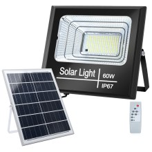 Aigostar - Reflector solar regulable LED/60W/3.2V IP67 + CR