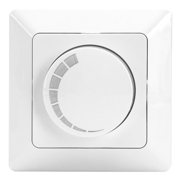 Aigostar - Regulador rotativo 110W/230V blanco