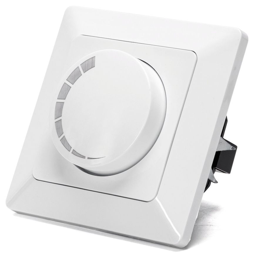 Aigostar - Regulador rotativo 110W/230V blanco