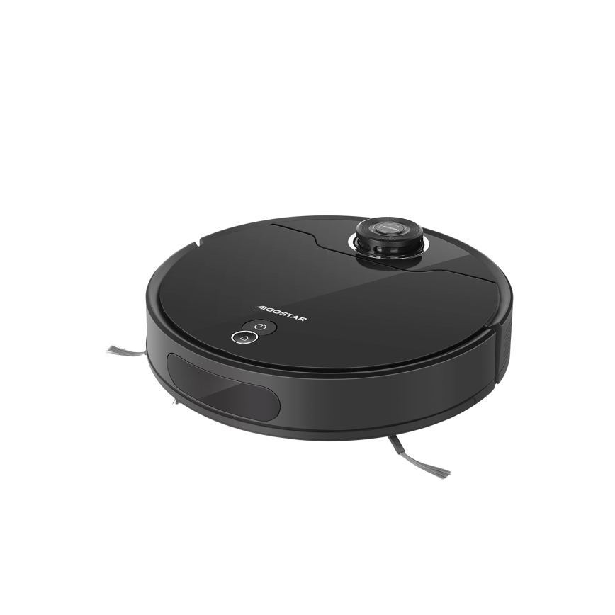 Aigostar - Robot aspirador inteligente 2en1 12W/230V 3300mAh Wi-Fi negro